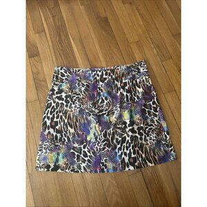 B Skinz Women's Colorful Golf Tennis Skort Pull-On Pockets Size XL